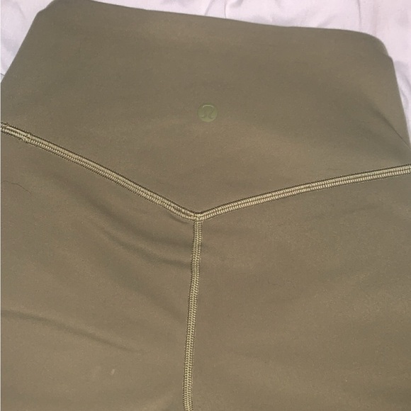 Lululemon green mesh leggings full length - Picture 3 of 3